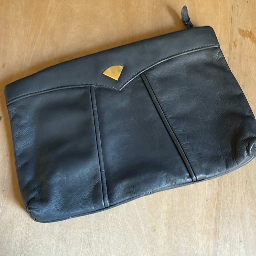 New! Vintage Contessa Gray Clutch
